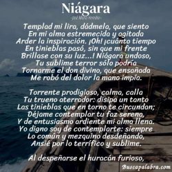 Oda al niagara jose maria heredia