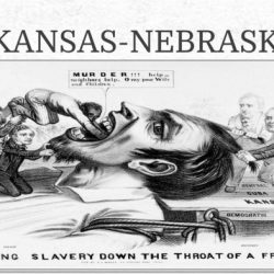 Kansas nebraska act political cartoon