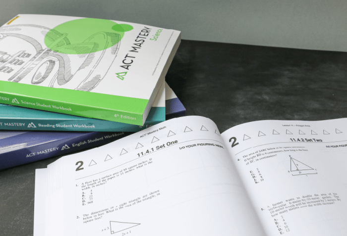 Act mastery reading answer key