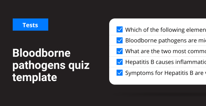 Bloodborne pathogens quiz true false