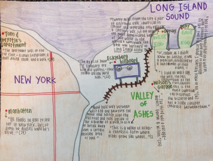 The great gatsby setting map assignment