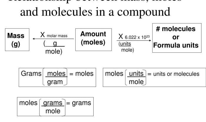 Moles grams and molecules worksheet